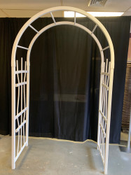 White Vinyl Arch